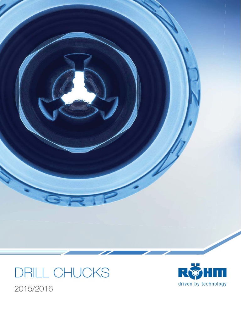 Röhm Drill Chuck Overview 2015/2016 | PDF | Drill | Secondary Sector Of ...