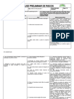 Análise preliminar de riscos para substituição de painéis do screen da caldeira de recuperação C