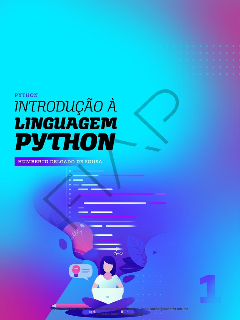 Introdução à Linguagem Python para Iniciantes | PDF | Linguagem de ...