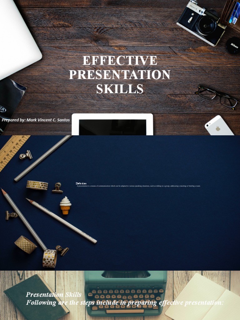 Effective Presentation Skills PDF