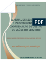 Cartilha - Manual de Legislação e Procedimentos da Coordenação de Gestão de Saúde do Servidor - COGESS - 27_01_2020
