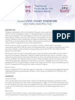 Polycystic Ovary Syndrome: Western Perspective