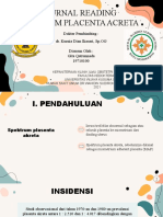 Journal Reading Spectrum Placenta Acreta