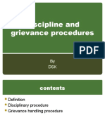 Discipline and Grievance Procedures