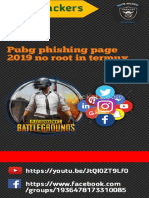 Pubg Phishing Tutorial in Termux in Hindi by (Noob Hackers)