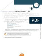 Business Analysis Self-Assessment Tool: Evaluate