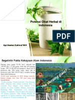 Potensi Obat Herbal Di Indonesia