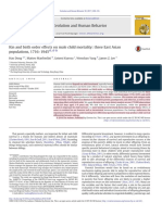 Kin and Birth Order Effects On Male Child Mortality - Three East Asian Populations, 1716-1945