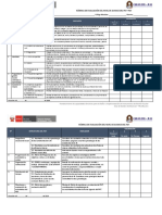 Rúbrica de Evaluación Del Nivel de Avance Del Pei y Pat