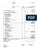 Financial Statement F.Y 19-20