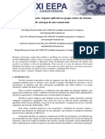 O Problema Do Caixeiro Viajante Aplicado Ao Grupo Crítico Do Sistema de Entregas de Um Restaurante