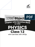 Disha Physics 1700 Objective Question Bank For CBSE Class 12 - JEEBOOKS - in