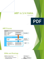 MRP in S/4 Hana: Simple Logistics