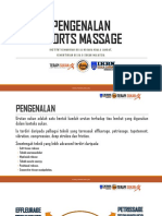 Pengenalan Sports Massage