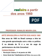 Arte Brasileira A Partir Dos Anos 1960