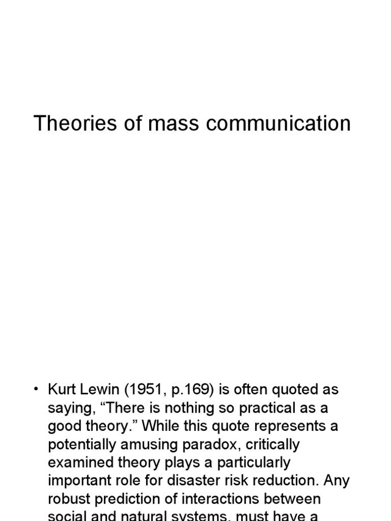 10 Principles of Communication Theories | PDF | Communication | Theory