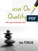 Manage Execution & Focus On Quality