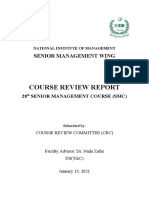 National Institute of Management Senior Management Course Review