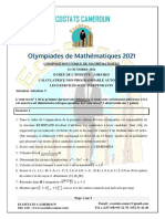 Es Olympiades Douala 31 Octobre 2021