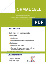 The Normal Cell: Jeanette J. Rojo, Man, Dns College of Nursing & Allied Health Sciences University of Eastern Philippines