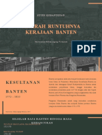 Kehancuran Kesultanan Banten