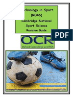 SPORT SCIENCE Technology in Sport Revision Guide Complete