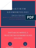 Modul 6 Morfogenetik dan Penamaan Satuan Geomorfologi