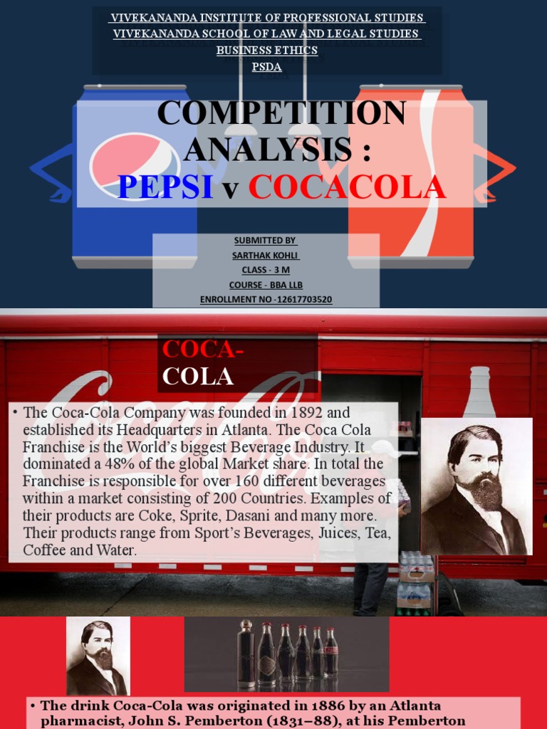 Competition Analysis: V: Pepsi | PDF | Pepsi Co | Coca Cola