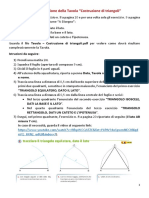 Istruzioni Realizzazione Tavola - Costruzione Di Triangoli