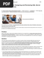 DBAs Checklist For Designing and Reviewing SQL Server System Architectures