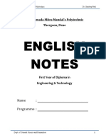 Notes - English - 22101