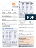 Computer-Based Testing Exam Order Form: 1. Asq Membership Number 2. Name/Address Information
