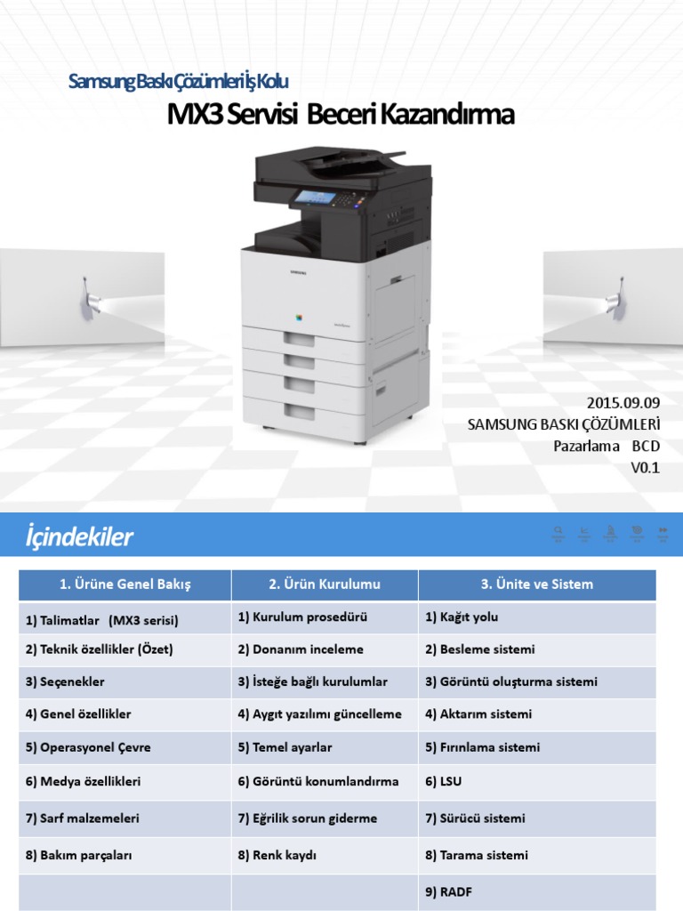 MX3 - Service - Training - V1.0 - Eng R GR M | PDF
