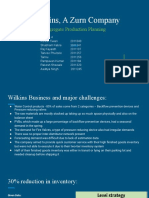 Wilkins, A Zurn Company: Aggregate Production Planning