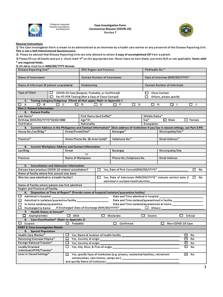 Philippine Integrated Disease Surveillance and Response: Admitted in ...