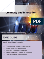 TOPIC 5 - Creativity and Innovation