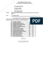 Informe, Carpeta de Recuperacion