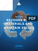 Recover Raw Materials and Maintain Values: Recycling