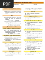 Mathematics in The Modern World: Unit Set