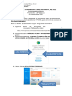 Circular Pre Matrícula 2022 Estudiantes Antiguos