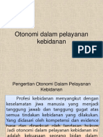 Otonomi Dalam Pelayanan Kebidanan