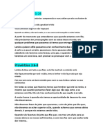 Devocional (Provérbios 3)