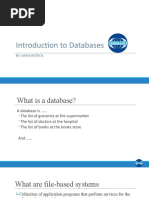 Introduction To Databases: By: Aisha Batool