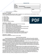 Avaliação Modal Verbs - 8TH Year