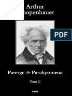 Arthur Schopenhauer - Parerga & Paralipomena - Petits Écrits Philosophiques - Tome II II (2012, Éditions Coda) - Libgen - Li
