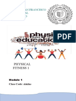 Physical Fitness 1: Colegio de San Francisco Javier of Rizal Incorporated