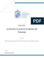 Clase 1 Técnicas para La Gestión de Personas en Las Organizaciones