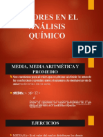 ERRORES EN EL ANÁLISIS QUÍMICO y Analisis VOLUMETRICO