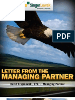 Letter From The Managing Partner - December 2009