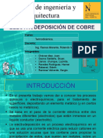 Electrodeposicion de Cobre